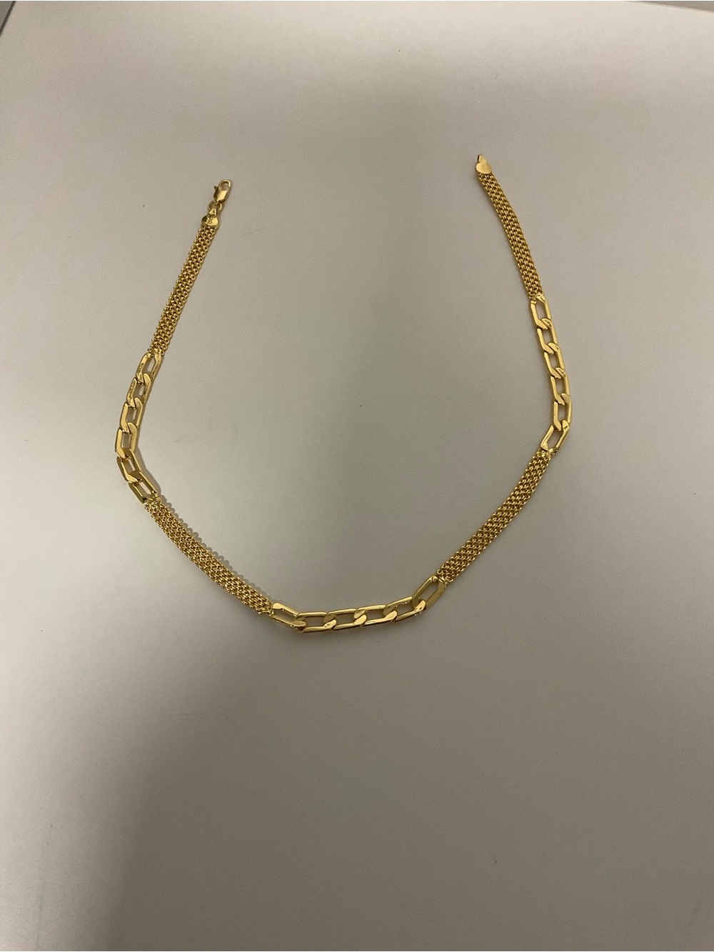 18K Gold Plated 750 Italy Necklace
